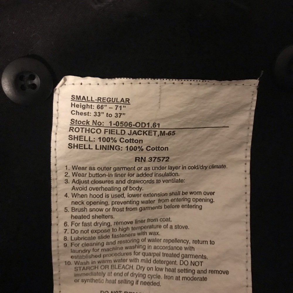 Rothco Jacket - Picture 3 of 3